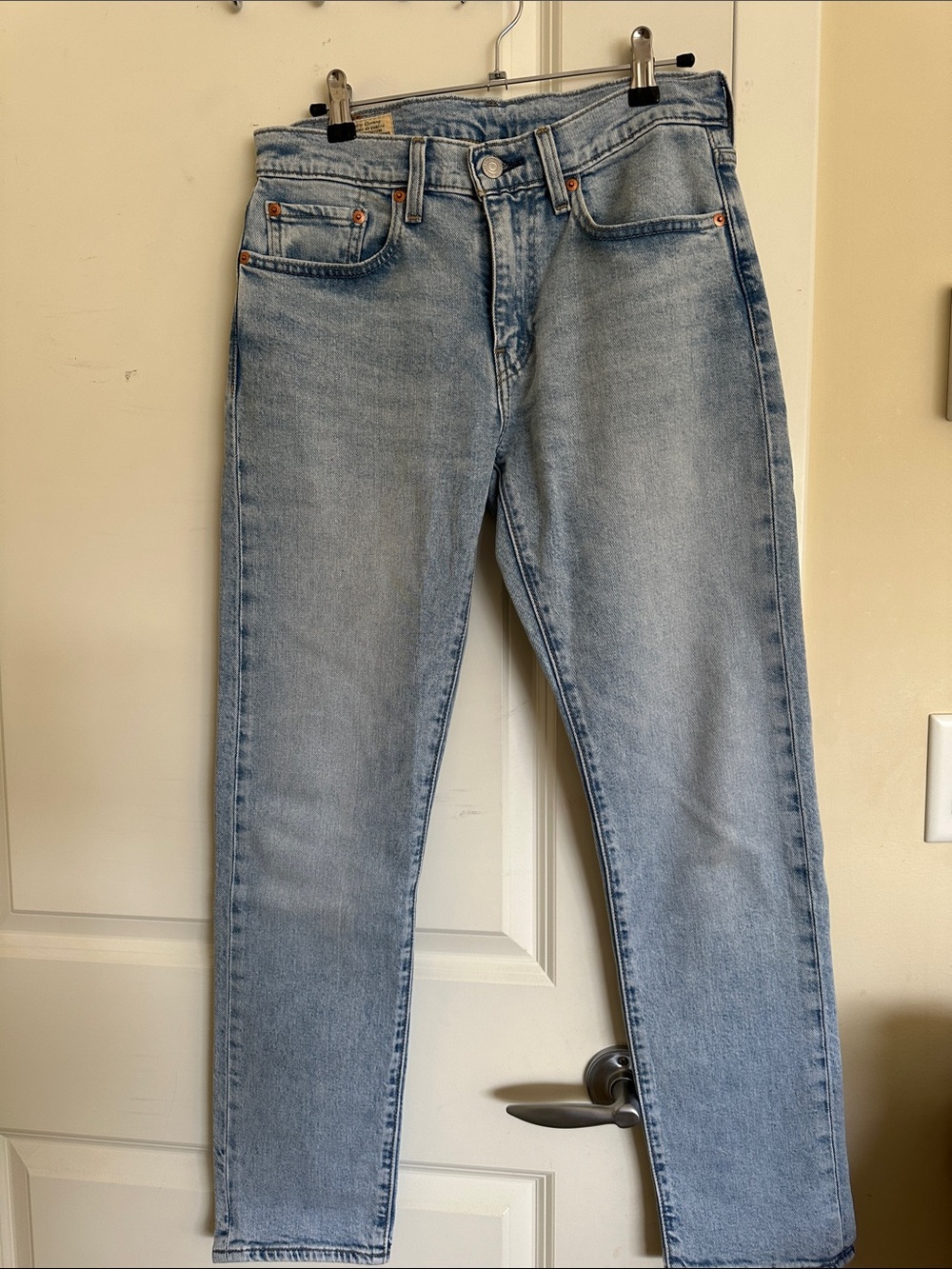 Light Wash Jeans - Classic Straight Fit